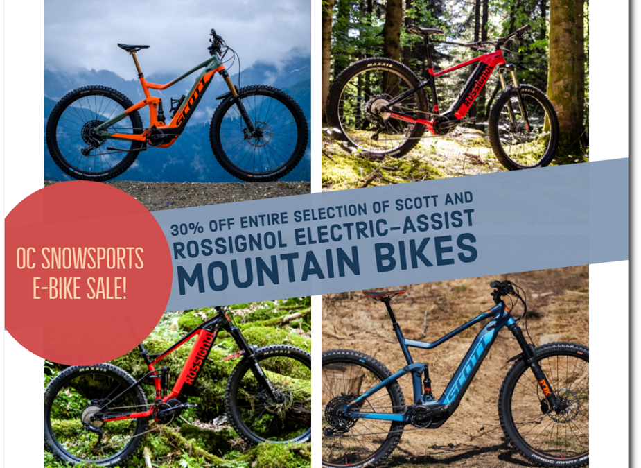 E-Bike Sale – 30% Off All Scott  / Rossignol eMTBs